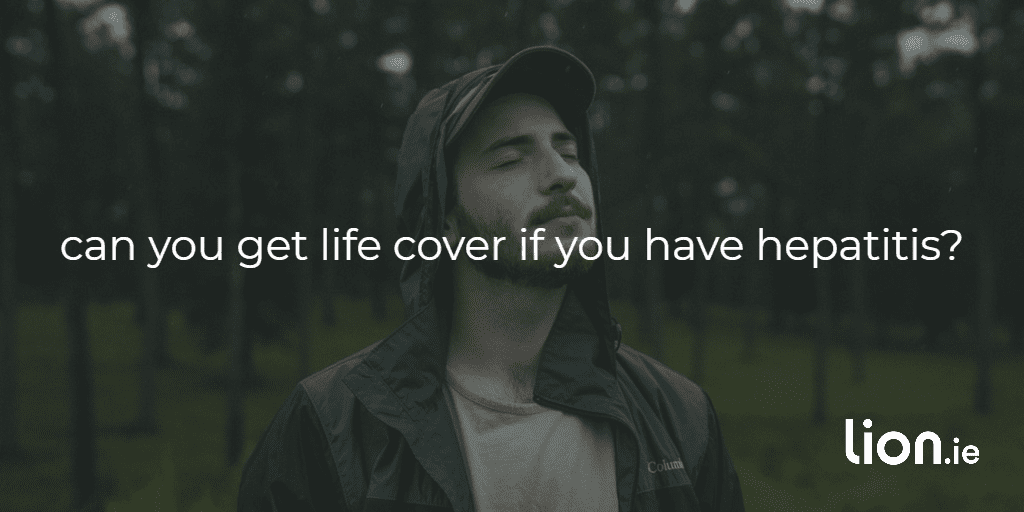 life cover with hepatitis text on image of a man pondering