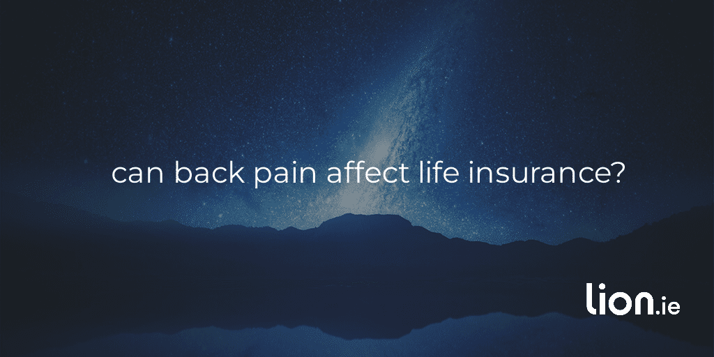 back pain life insurance