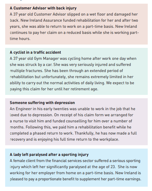 income protection case studies