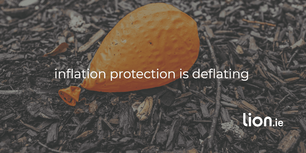 inflation protection is deflating text on a deflated balloon image