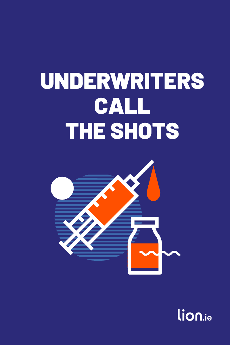 underwriters call the shots