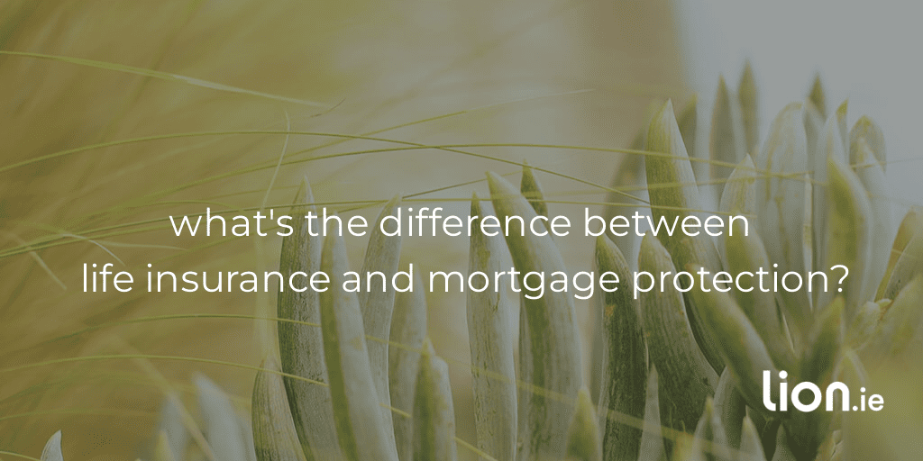 what's the difference between life insurance and mortgage protection